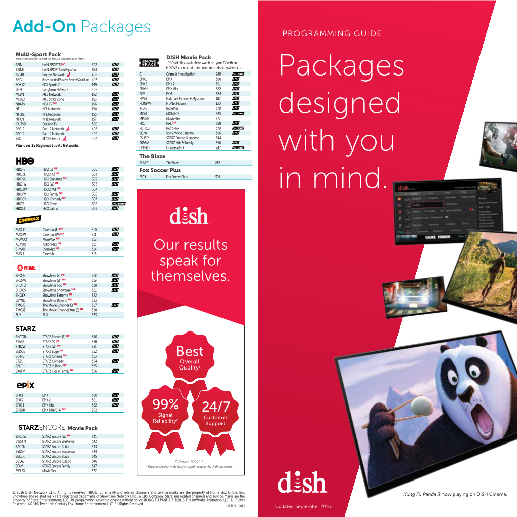 Packages Designed with You in Mind