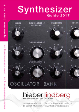 Synthesizer 1 Guide 2017 Guide Nr