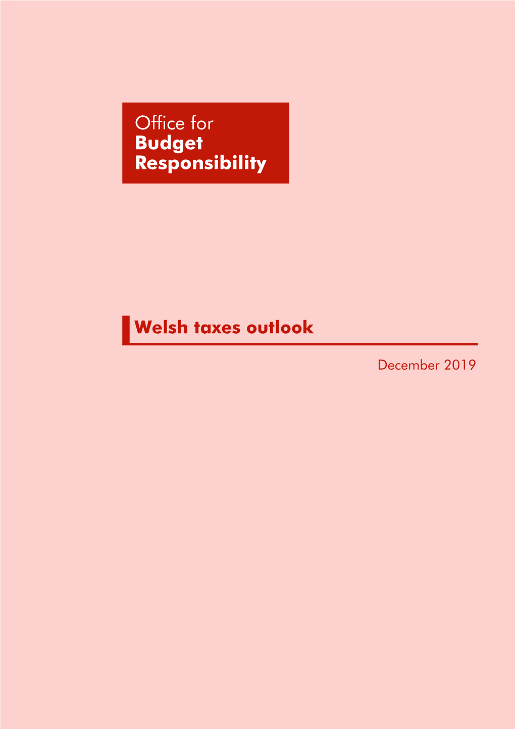 Welsh Taxes Outlook
