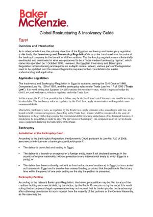Global Restructuring & Insolvency Guide