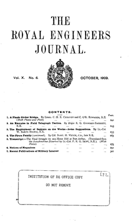 The Royal Engineers Journal