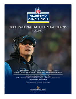 Occupational Mobility Patterns Volume V