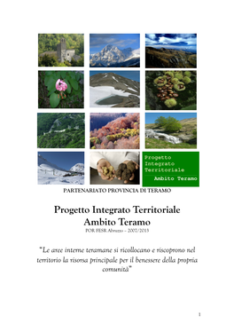 Progetto Integrato Territoriale Ambito Teramo