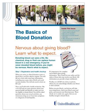 The Basics of Blood Donation