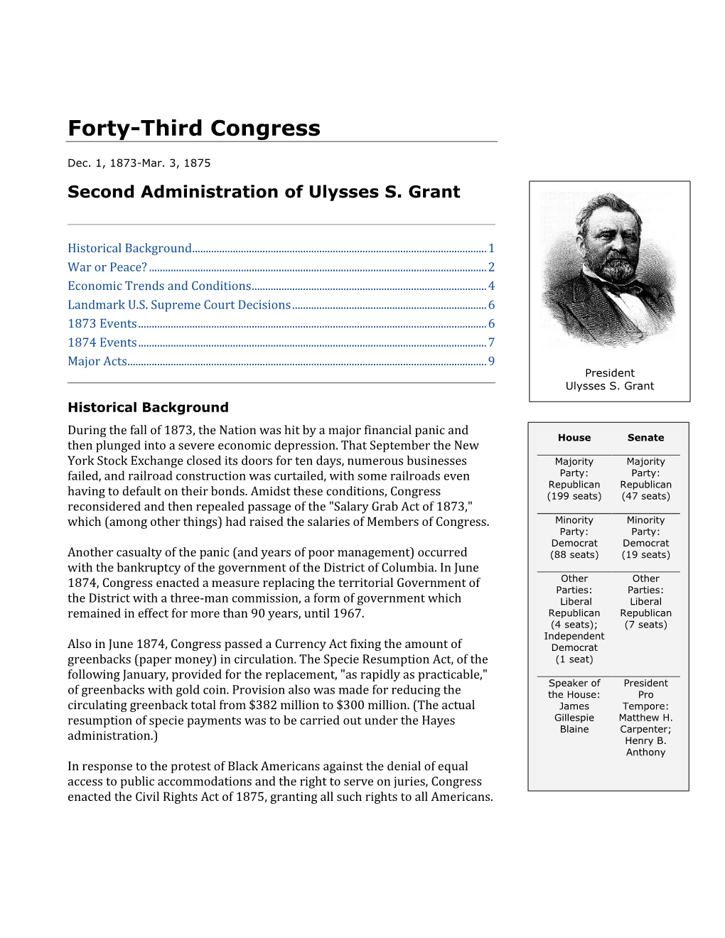 43Rd Congress, 1St Session, H.Exdoc.257