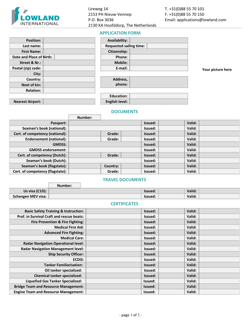 Application Form s26