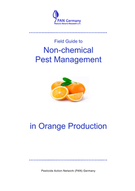 Non-Chemical Pest Management in Orange Production