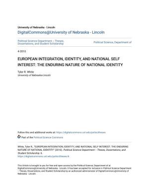 The Enduring Nature of National Identity