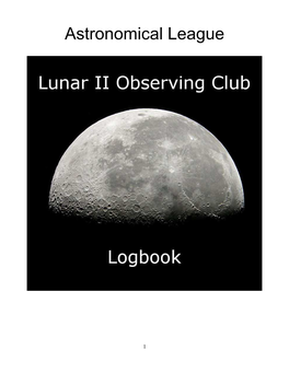Lunar II Logbook