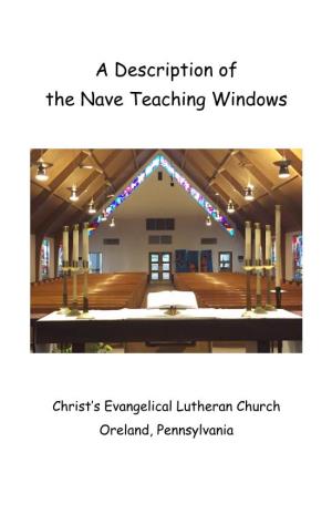 A Description of the Nave Teaching Windows