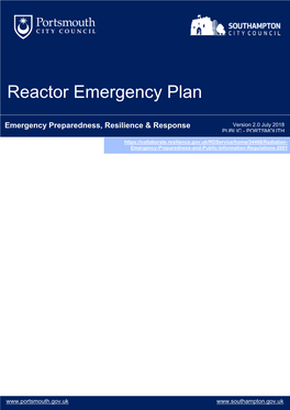 Reactor Emergency Plan
