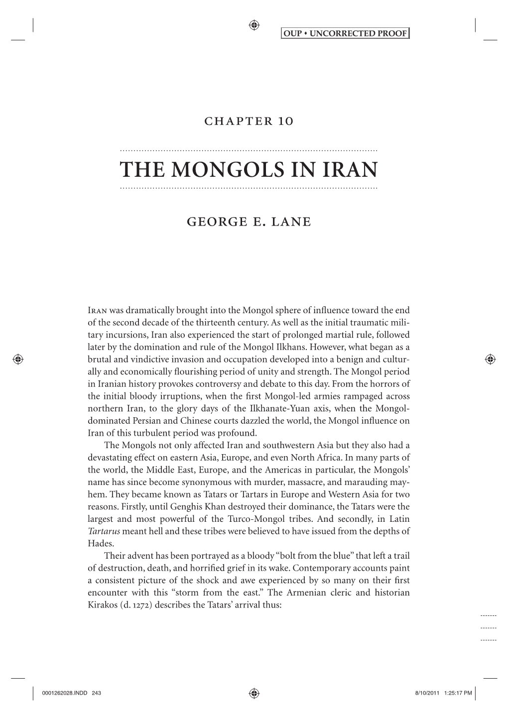 The Mongols in Iran