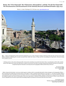 'I Fori Imperiali,'