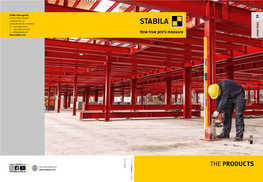 STABILA Catalogue — the PRODUCTS