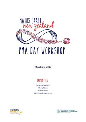PMA Day Workshop