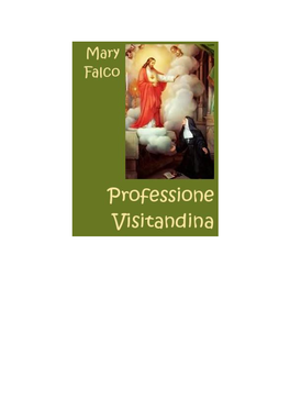 PROFESSIONE VISITANDINA – M Falco