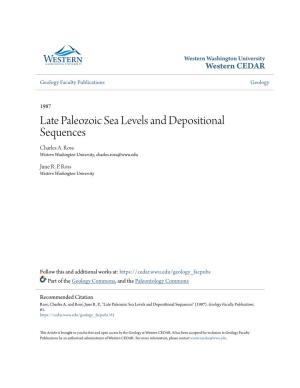 Late Paleozoic Sea Levels and Depositional Sequences Charles A