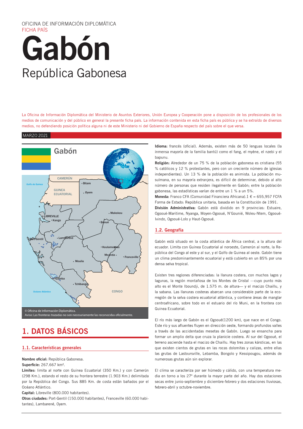 Gabón República Gabonesa