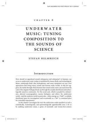 Underwater Music: Tuning Composition to the Sounds of Science