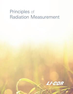 Principles of Radiation Measurement