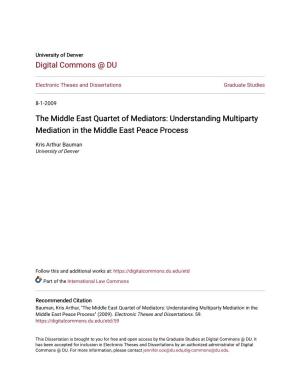 Understanding Multiparty Mediation in the Middle East Peace Process