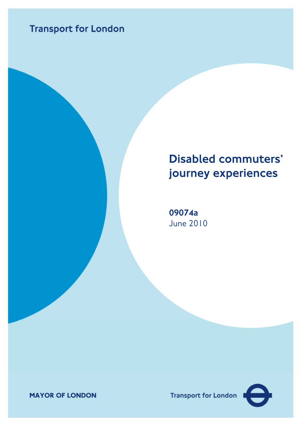 Disabled Commuters' Journey Experience