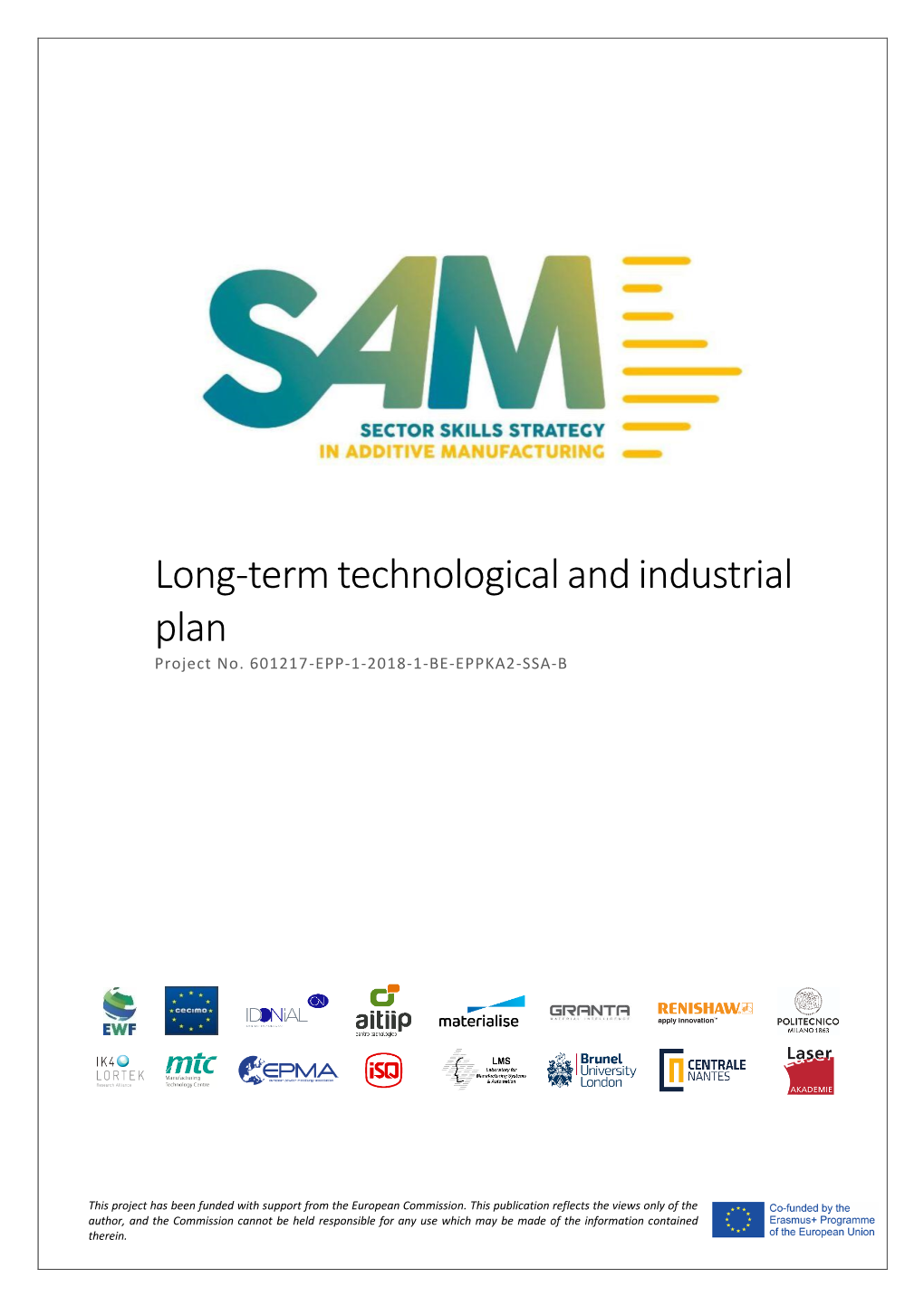 Long-Term Technological and Industrial Plan Project No