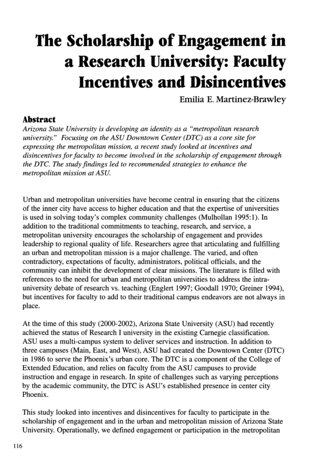 Incentives and Disincentives Emilia E