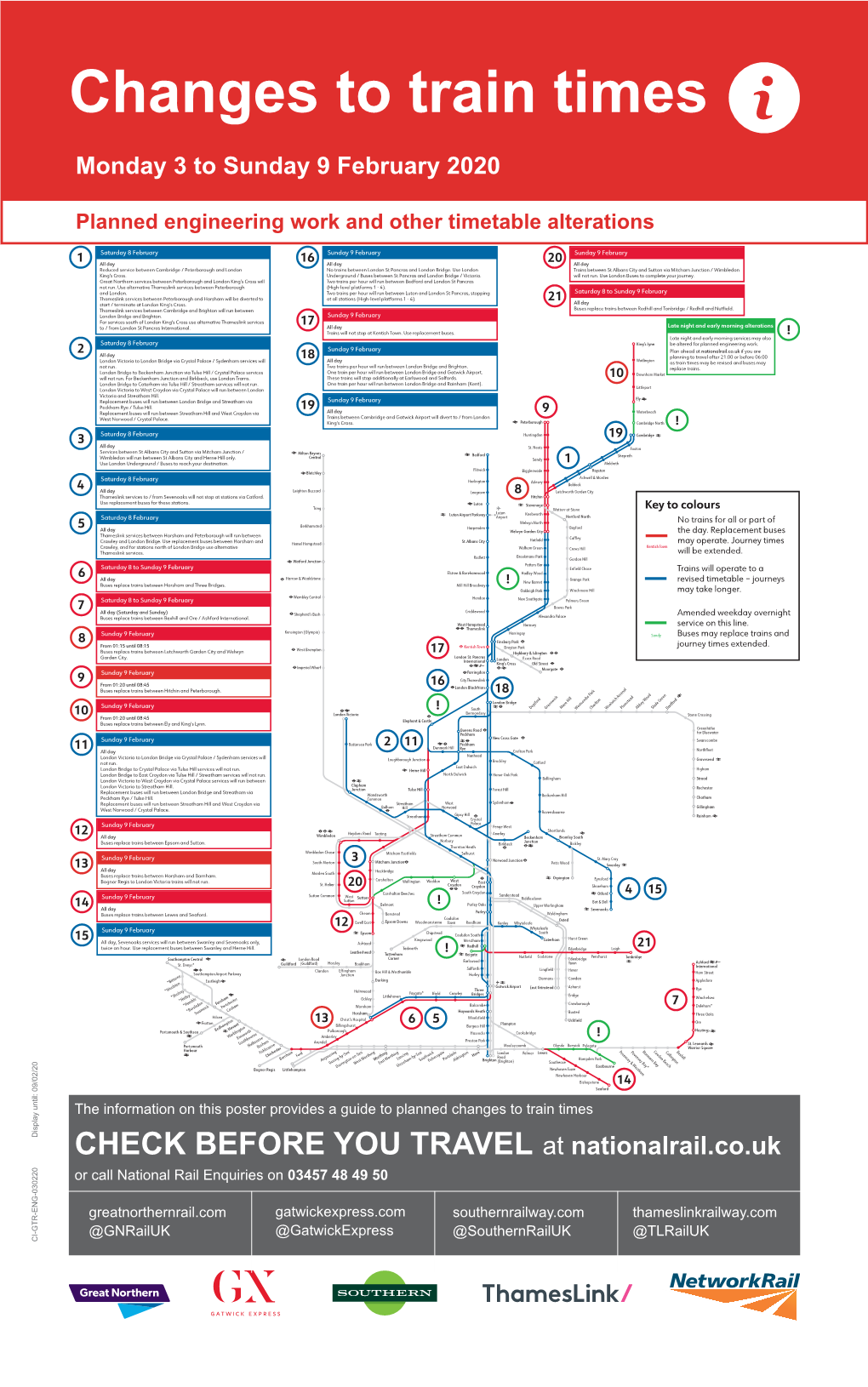 CHECK BEFORE YOU TRAVEL at Nationalrail.Co.Uk