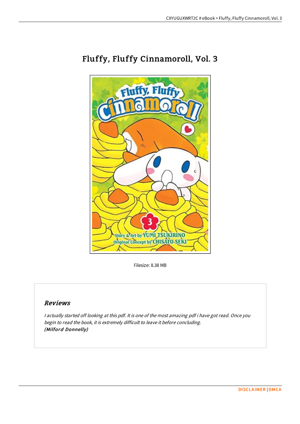 Download Kindle « Fluffy, Fluffy Cinnamoroll, Vol. 3