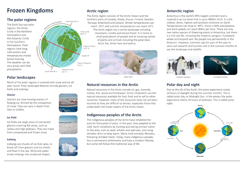 Frozen Kingdoms the Polar Regions