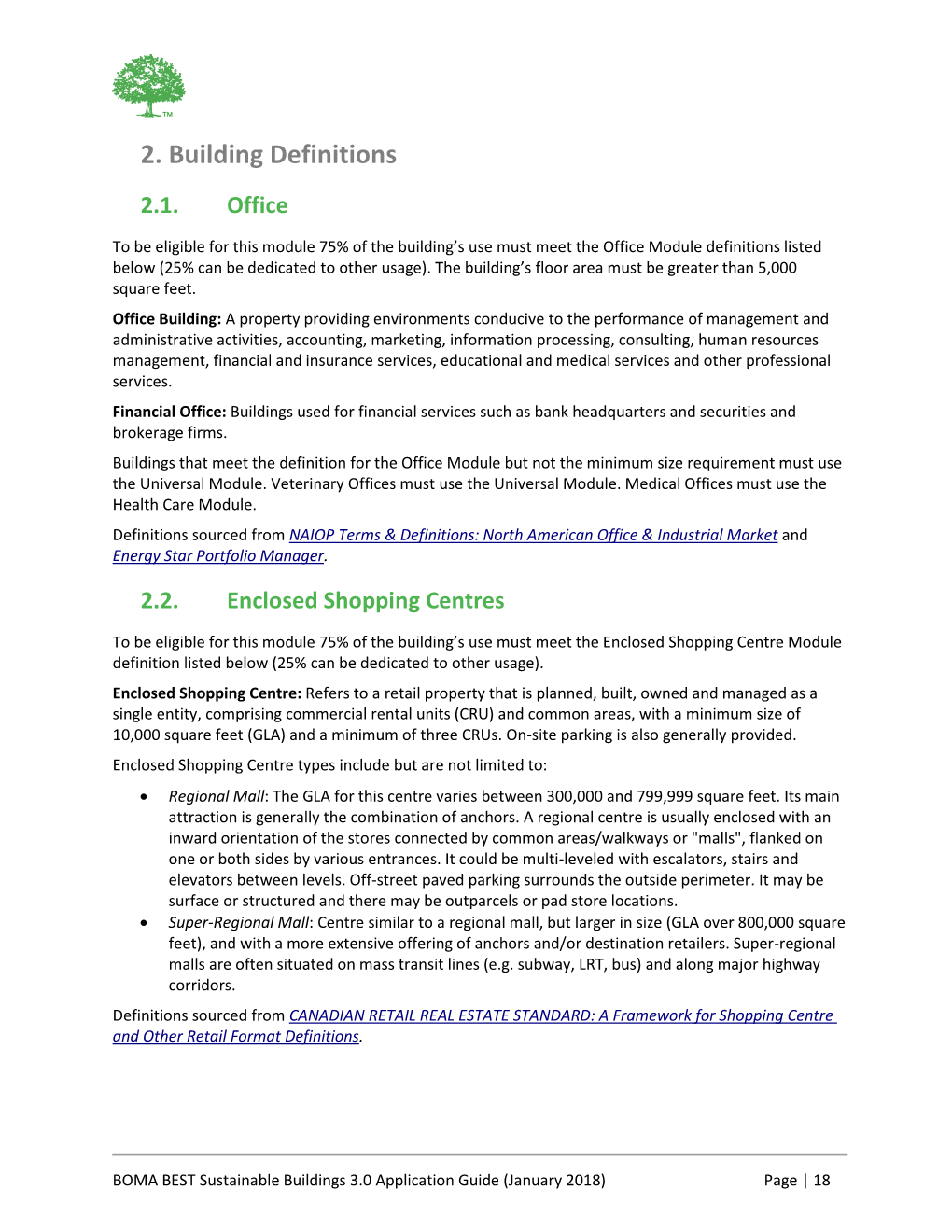 2. Building Definitions 2.1