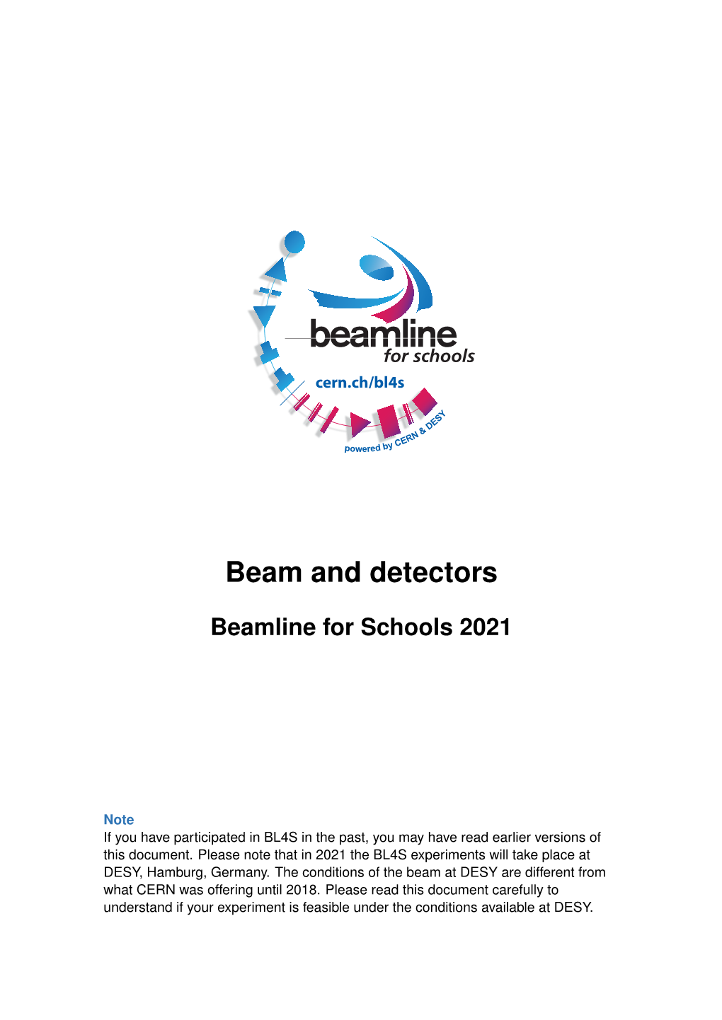 Beam and Detectors