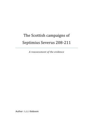 The Scottish Campaigns of Septimius Severus 208-211