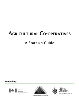 Agricultural Co-Operatives