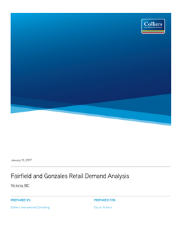Fairfield and Gonzales Retail Demand Analysis: Victoria BC