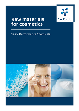 Raw Materials for Cosmetics
