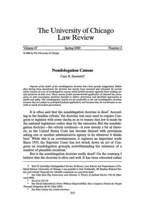 The University of Chicago Law Review