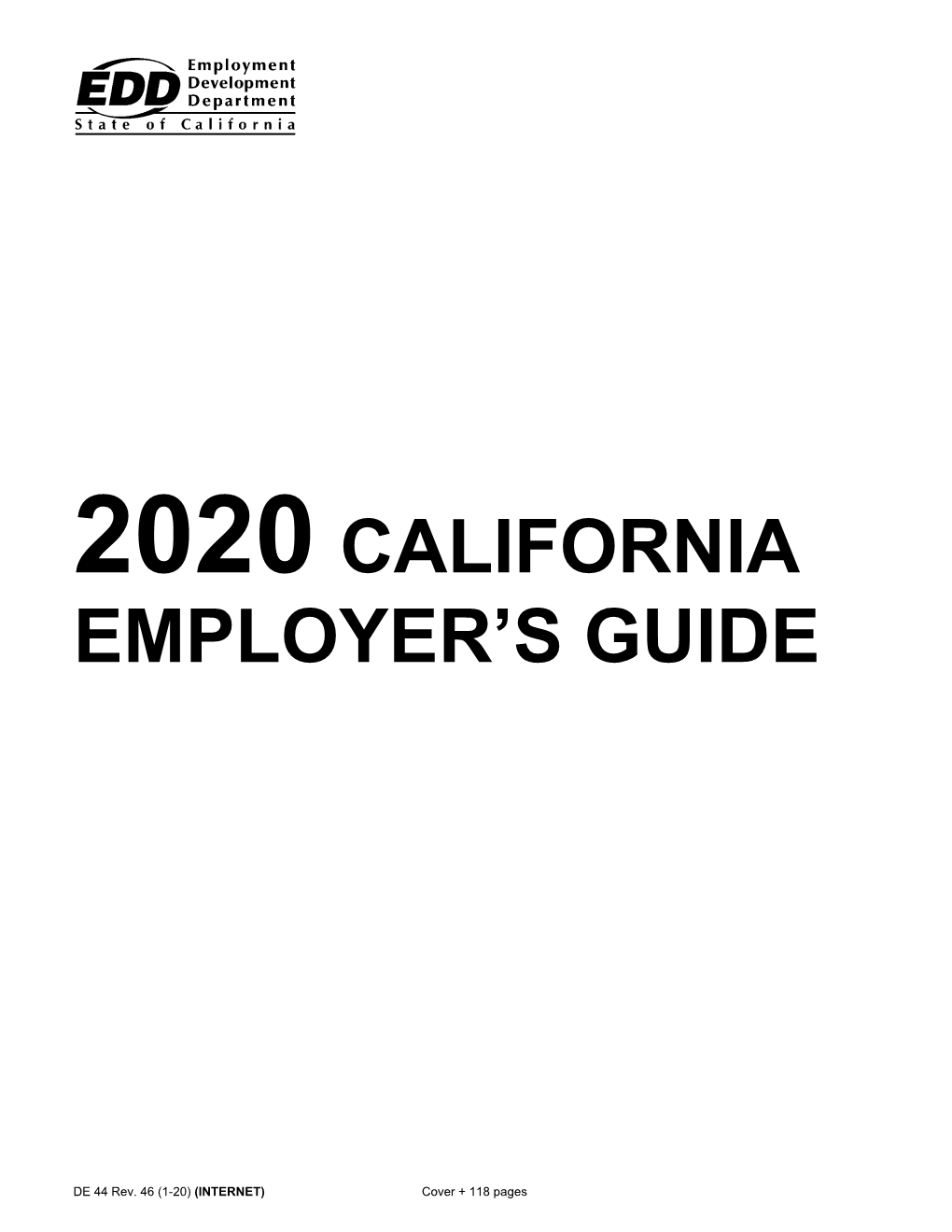 2020 California Employer's Guide