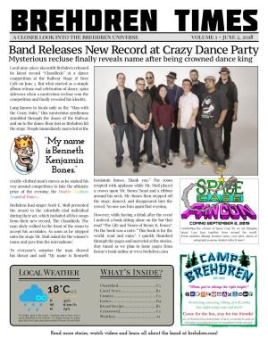 Band Releases New Record at Crazy Dance Party