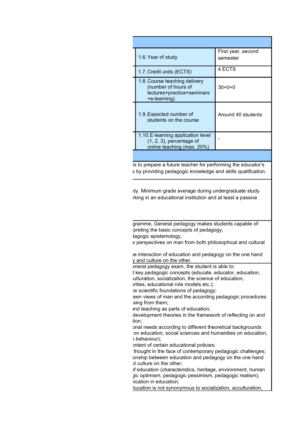 Interpreting the Interaction of Education and Pedagogy on the One Hand and Pedagogy And