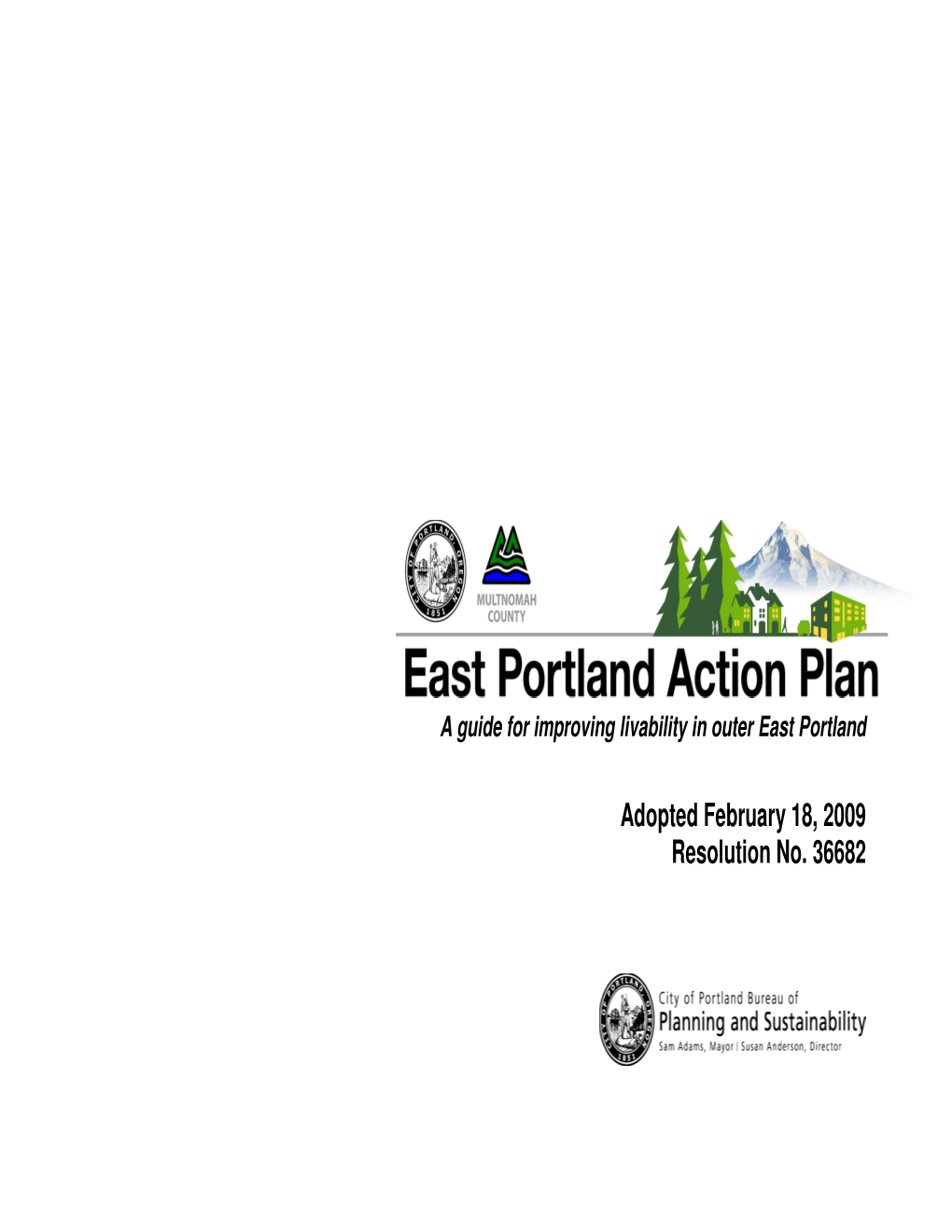 East Portland Action Plan – February 2009