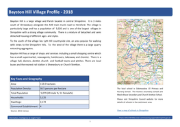 Bayston Hill Village Profile - 2018