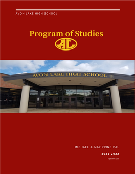 Program of Studies