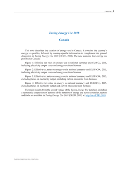 Taxing Energy Use 2018 Canada
