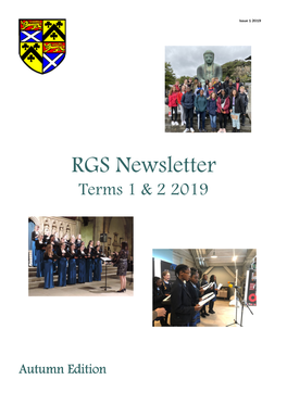 RGS Newsletter Terms 1 & 2 2019
