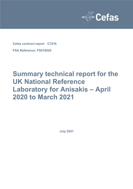 Document Anisakis Annual Report 20-21 Download