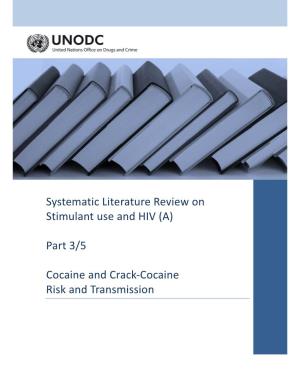 Systematic Literature Review on Stimulant Use and HIV (A) Part 3/5