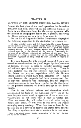 Capture of the German Colonies: Samoa, Nauru