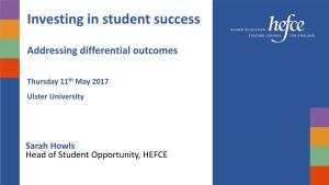 What Works? Student Retention and Success – Phase